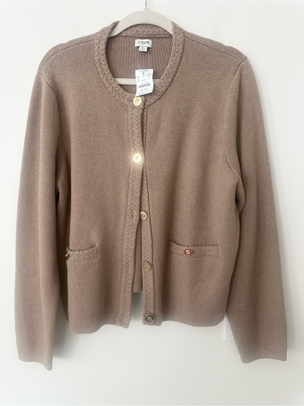 J. Crew Classic Cardigan Sweater XL (New)